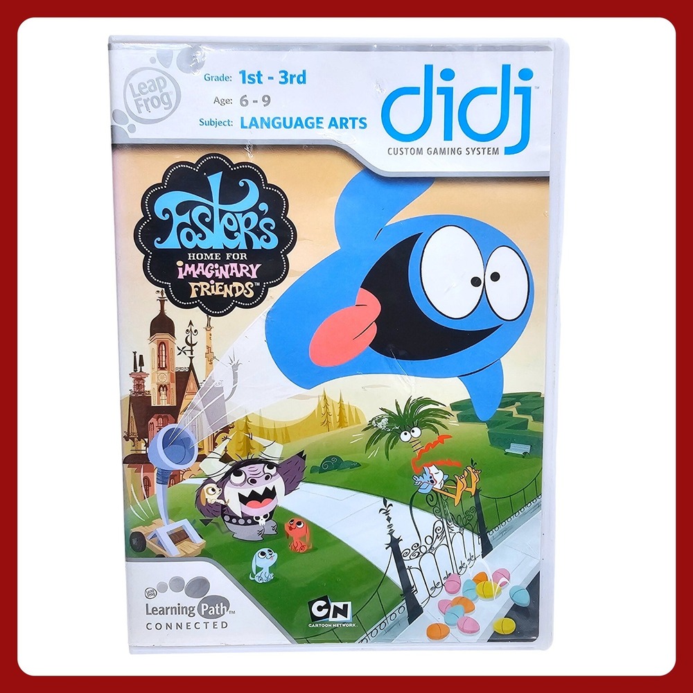 LeapFrog Didj Foster's Home for Imaginary Friends‎ Game SZ OS Kids VTG